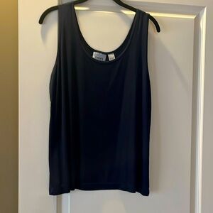 Chico’s Travelers Tank.  Navy Blue. 
Chico’s size 3 or XL